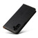 Samsung Galaxy A15 5G Fierre Shann PU Genuine Leather Texture Phone Case - Black