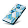 Samsung Galaxy A15 5G Marble Bronzing Stitching Leather Phone Case - Blue