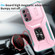 Samsung Galaxy A15 5G Sliding Camshield Holder Phone Case - Pink + Grey Green