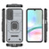 Samsung Galaxy A15 5G Sliding Camshield TPU + PC Shockproof Phone Case with Holder - Grey