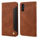 Samsung Galaxy A24 / A25 5G Skin Feel Splicing Leather Phone Case - Brown