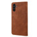 Samsung Galaxy A24 / A25 5G Skin Feel Splicing Leather Phone Case - Brown