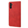 Samsung Galaxy A24 / A25 5G Skin Feel Splicing Leather Phone Case - Red