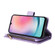 Samsung Galaxy A24 4G / 5G / A25 5G Skin Feel Multi-Card Wallet Zipper Leather Phone Case - Purple