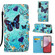 Samsung Galaxy A25 5G / A24 Colored Drawing Pattern Plain Weave Leather Phone Case - Caring Butterfly