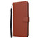 Samsung Galaxy A25 5G 3-Card Slots Multifunctional Leather Phone Case - Brown