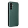 Samsung Galaxy A25 5G Carbon Fiber Texture Flip Leather Phone Case - Green