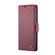 Samsung Galaxy A25 5G CaseMe 023 Butterfly Buckle Litchi Texture RFID Anti-theft Leather Phone Case - Wine Red