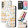 Samsung Galaxy A25 5G CaseNeo Colorful Magnetic Leather Phone Case - Rhombus