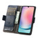Samsung Galaxy A25 5G CaseNeo Splicing Dual Magnetic Buckle Leather Phone Case - Blue