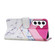Samsung Galaxy A25 5G Colored Drawing Leather Phone Case - Smoke Marble
