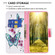 Samsung Galaxy A25 5G Colored Drawing Pattern Leather Phone Case - Flowers Butterfly