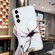 Samsung Galaxy A25 5G Colorful Painting Pattern TPU Phone Case - White Flowers