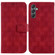 Samsung Galaxy A25 5G Double 8-shaped Embossed Leather Phone Case - Red