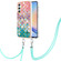 Samsung Galaxy A25 5G Electroplating IMD TPU Phone Case with Lanyard - Colorful Scales