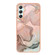 Samsung Galaxy A25 5G Electroplating Marble Dual-side IMD Phone Case - Rose Gold 015