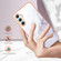 Samsung Galaxy A25 5G Electroplating Marble Dual-side IMD Phone Case - White 006