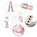 Samsung Galaxy A25 5G Electroplating Marble Dual-side IMD Phone Case with Lanyard - Rose Gold 005 Samsung Galaxy A25 5G Electroplating Marble Dual-side IMD Phone Case with Lanyard - Rose Gold 005