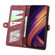Samsung Galaxy A25 5G Geometric Zipper Wallet Side Buckle Leather Phone Case - Red
