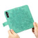 Samsung Galaxy A25 5G Global 7-petal Flowers Embossing Leather Phone Case - Green