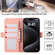 Samsung Galaxy A25 5G Global ABEEL Frosted Magnetic RFID Leather Phone Case - Pink