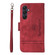 Samsung Galaxy A25 5G Global BETOPNICE Dual-side Buckle Leather Phone Case - Red