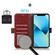 Samsung Galaxy A25 5G Global Crocodile Top Layer Cowhide Leather Phone Case - Red