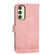 Samsung Galaxy A25 5G Global Dierfeng Dream Line TPU + PU Leather Phone Case - Pink