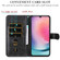 Samsung Galaxy A25 5G Global Fashion Calf Texture Zipper Leather Phone Case - Black Samsung Galaxy A25 5G Global Fashion Calf Texture Zipper Leather Phone Case - Black