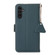 Samsung Galaxy A25 5G Global Side-Magnetic TJ Genuine Leather RFID Phone Case - Green