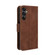 Samsung Galaxy A25 5G Global Skin Feel Calf Texture Card Slots Leather Phone Case - Brown