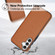 Samsung Galaxy A25 5G Leather Texture Full Coverage Phone Case - Brown
