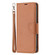 Samsung Galaxy A25 5G Litchi Texture Pure Color Flip Leather Phone Case - Brown