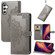 Samsung Galaxy A25 5G Mandala Flower Embossed Leather Phone Case - Gray