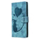 Samsung Galaxy A25 5G Pen Heart Cat Embossed Leather Phone Case - Blue