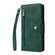 Samsung Galaxy A25 5G Rivet Buckle 9 Cards 3-Fold Wallet Leather Phone Case - Green