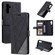 Samsung Galaxy A25 5G Skin Feel Splicing Leather Phone Case - Black