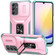 Samsung Galaxy A25 5G Sliding Camshield Holder Phone Case - Pink + Grey Green