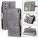 Samsung Galaxy A25 5G Tri-Fold 9-Card Wallets Leather Phone Case - Grey