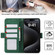 Samsung Galaxy A35 5G ABEEL Frosted Magnetic RFID Leather Phone Case - Green