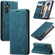 Samsung Galaxy A35 5G CaseMe 013 Multifunctional Horizontal Flip Leather Phone Case - Blue