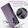 Samsung Galaxy A35 5G CaseMe 023 Butterfly Buckle Litchi Texture RFID Anti-theft Leather Phone Case - Pearly Purple