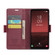 Samsung Galaxy A35 5G CaseMe 023 Butterfly Buckle Litchi Texture RFID Anti-theft Leather Phone Case - Wine Red