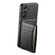 Samsung Galaxy A35 5G Crocodile Texture Card Bag Design Full Coverage Phone Case - Black