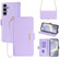 Samsung Galaxy A35 5G Crossbody Chain Leather Phone Case - Purple