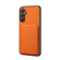 Samsung Galaxy A35 5G D04 Calf Texture Dual Card Slot Holder Phone Case - Orange