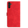 Samsung Galaxy A35 5G Flower Embossing Pattern Leather Phone Case - Red