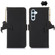 Samsung Galaxy A35 5G Genuine Leather Magnetic RFID Leather Phone Case - Black