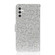 Samsung Galaxy A35 5G Glitter Powder Filp Leather Phone Case - Silver