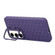 Samsung Galaxy A35 5G Honeycomb Radiating Holder TPU Phone Case with Lanyard - Purple